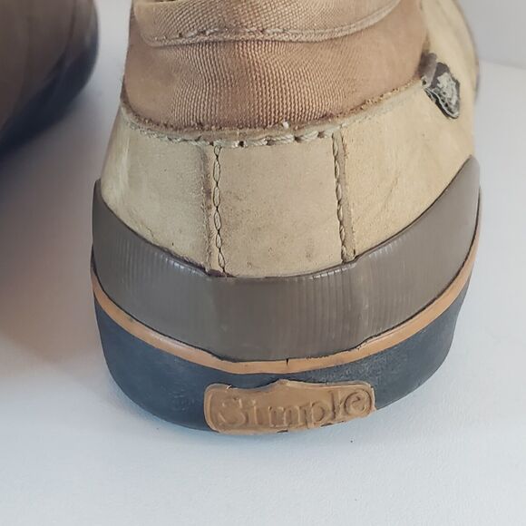 Simple Brand Leather Eco Sneaker Original Skate Shoe Mens Size 9.5 Brown Street main image 9